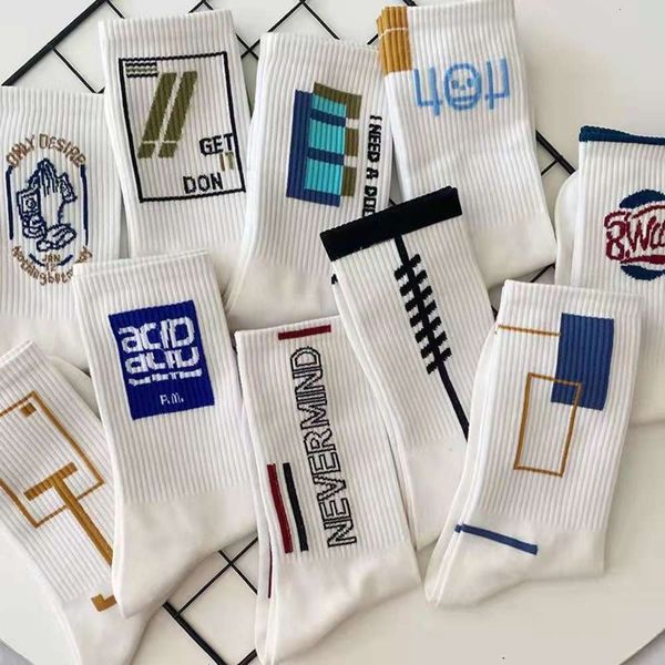 

men's stockings versatile middle student sports basketball autumn and winter odor proof, Black