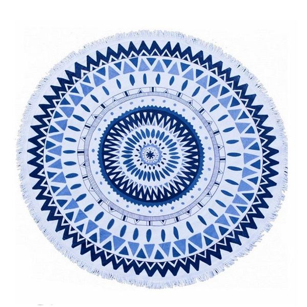 

blankets black and white round microfiber blanket with tassel home casual travel nap manta sofa throw leisure outdoor picnic mat