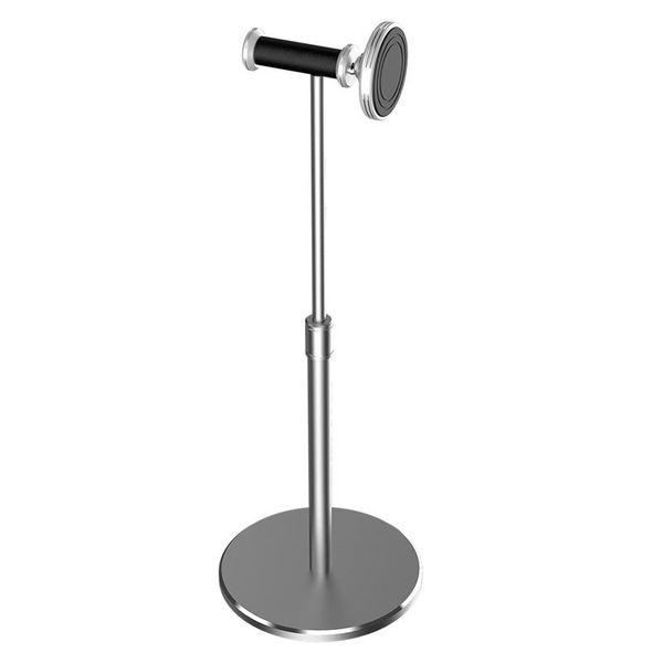 

cell phone mounts & holders 2 in 1 flat magnetic stand earphone support frame, retractable lifting mobile rotating