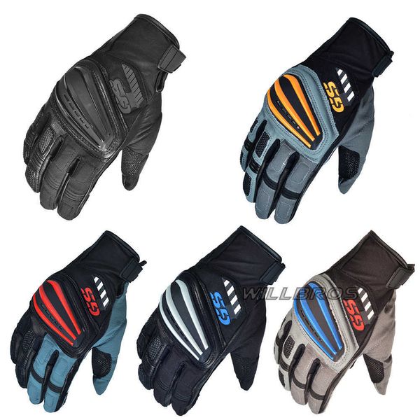 Rallye 4 GS Lederhandschuhe für BMW Motorrad Motorrad Guantes Willbros Motorrad Roller Street Moto Luvas Unisex Herren H1022