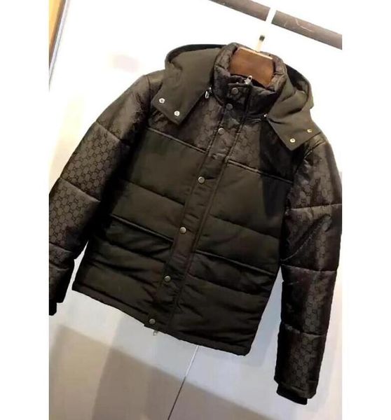 

2021 france latest autumn winter jackets camouflage leather sleeves casual high-quality fashion men women hoodie wild black, Black;brown