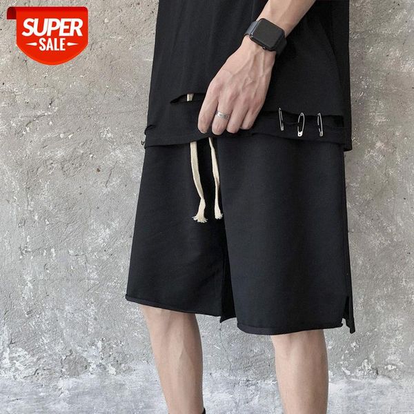 

yemi fashion|short men's thin korean style trend pure color sports pants hong kong loose leisure beach #yf4c, Black