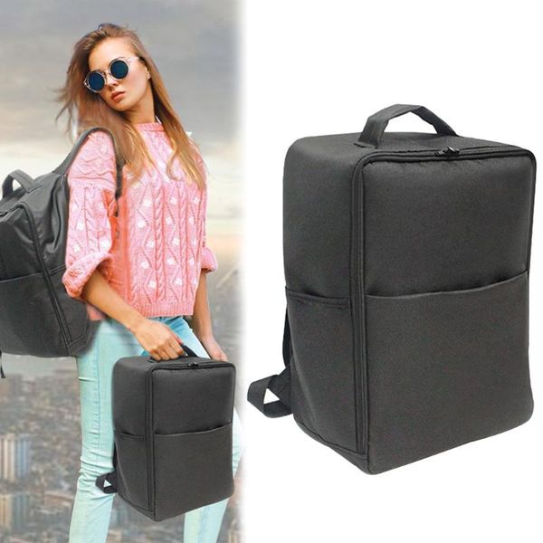 

backpack zipper closure storage organizer oxford cloth bag stroller travel adjustable strap large capacity for pockit 2s 3s