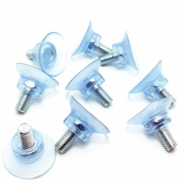 

2/10pcs rubber strong suction cup replacements for glass table wall m8 screw sucker holders accessories storage tool hooks & rails