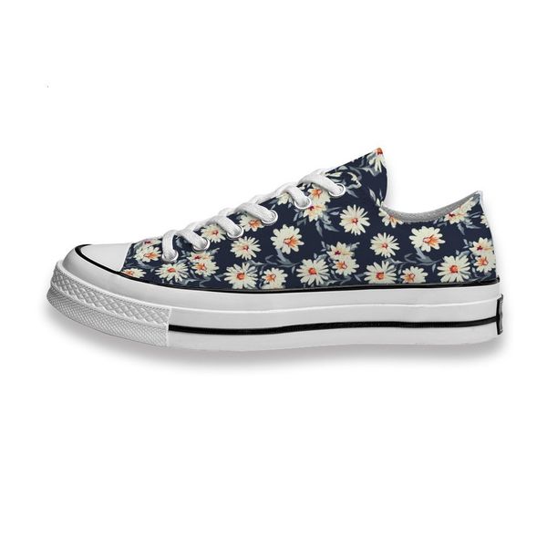 

custom printed shoes daisy flower cster sneakers low mens womens skateboard sport footwear diy trainers canvas casual shoe 8b4n