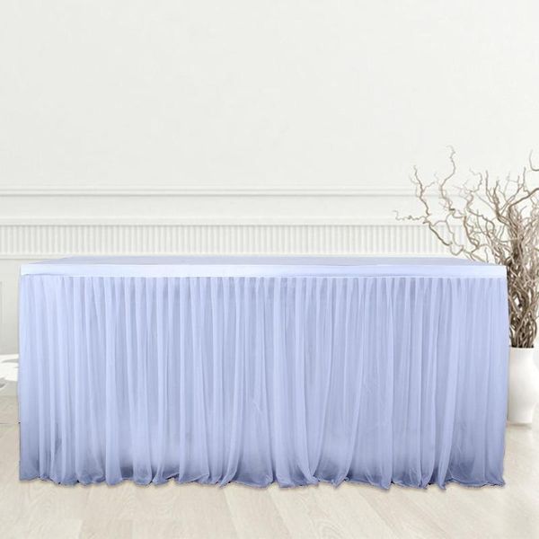 

table skirt 9ft tutu wedding party birthday activities decoration gauze