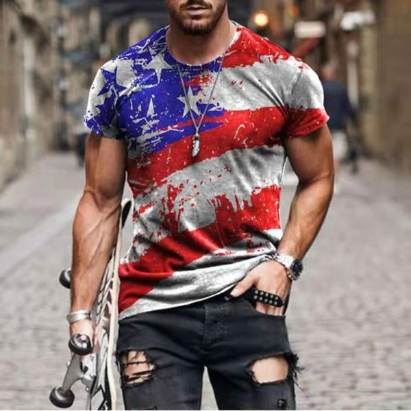 

men's t-shirts summer 3d printed t-shirt clothing casual quick-drying large size european and american hip-hop urban fashion 6 beer shi, White;black