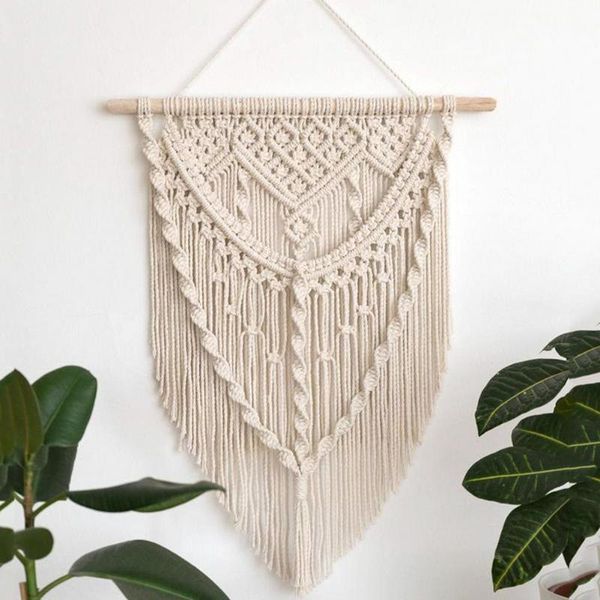 

tapestries macrame wall hanging tapestry decor bohochic bohemian woven home decoration supple