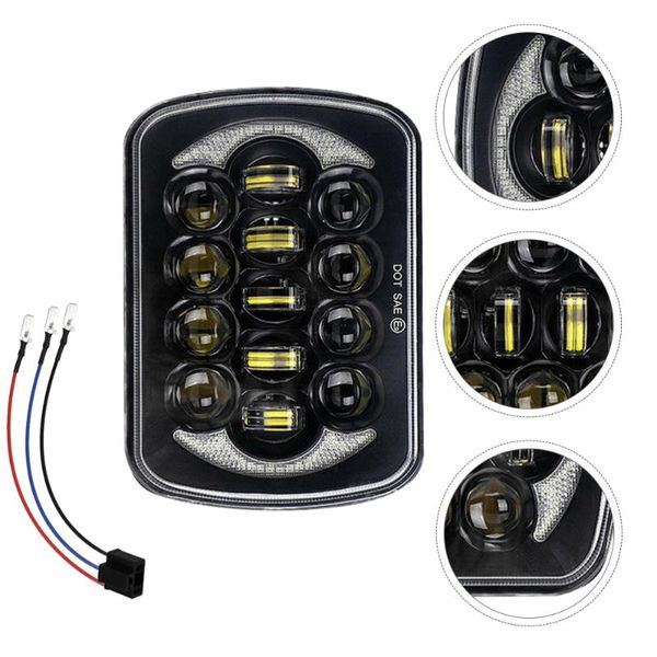 

1pc led headlight durable headlamp square for car truck and suv headlights