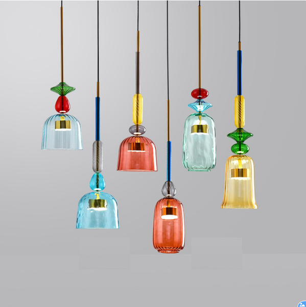

chandeliers modern glass ball iron luminaire suspendu ceiling lamparas de techo bedroom nordic decoration home