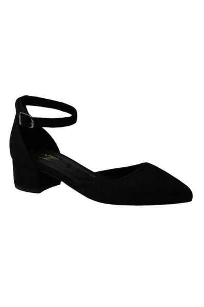 

dress shoes women's black suede brief high-heeled 4768