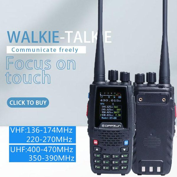 

5w di opx della banda del quadrato opx-8r radio 136-174mhz 220-260mhz 400-480mhz 350-390mhz walkie talkie