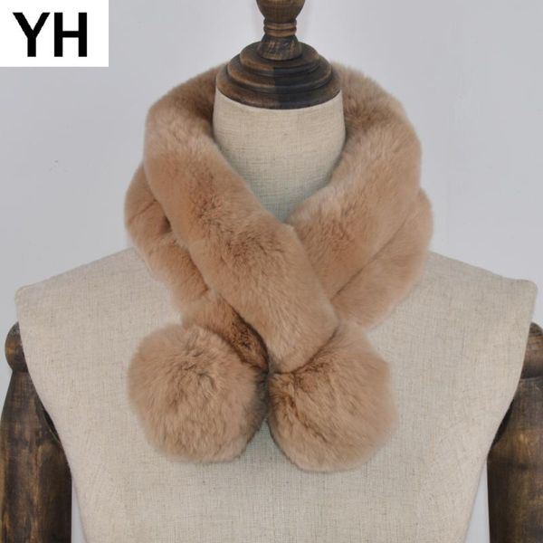 

scarves girls rex fur scarf autumn winter real natural genuine ring shawl, Blue;gray