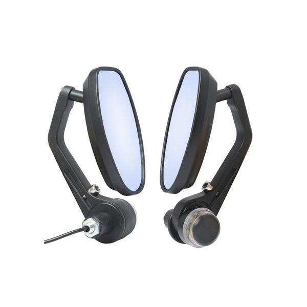 

motorcycle mirrors 1pair 22mm 7/8" universal handlebar bar end turn signals