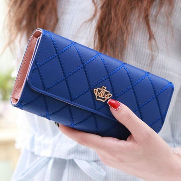 

wallets fashion women's purses women wallet female coin clutch long ladies zipper card holder passport purse, Red;black