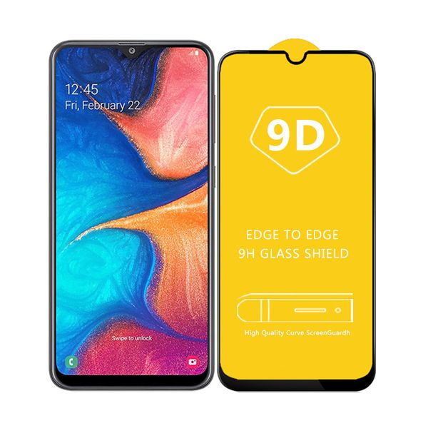 Protezioni per lo schermo a 9HD Cover Full Cover in vetro temperato per ZTE BLADE V2021 5G BLADE20 Pro5G CoolPad Cool6 Legacy con 10 in 1 pacchetti