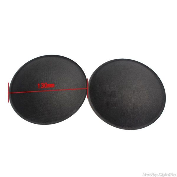 

computer speakers 2pcs 130mm/150mm grey black audio speaker dust cap hard paper cover for subwoofer woofer repair accessories parts