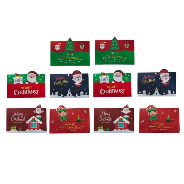 

greeting cards 10 sets lovely printed xmas blessing exquisite style