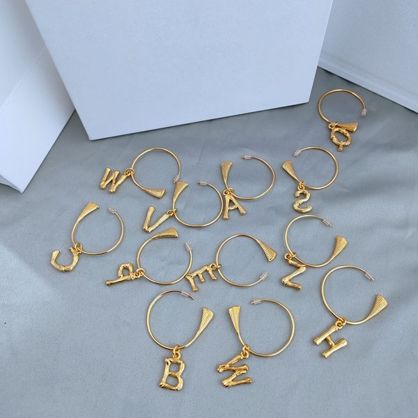 

simple tidal star with cool air ce high-end letter single line c-shaped earring girl luxurys designers jewelry, Silver