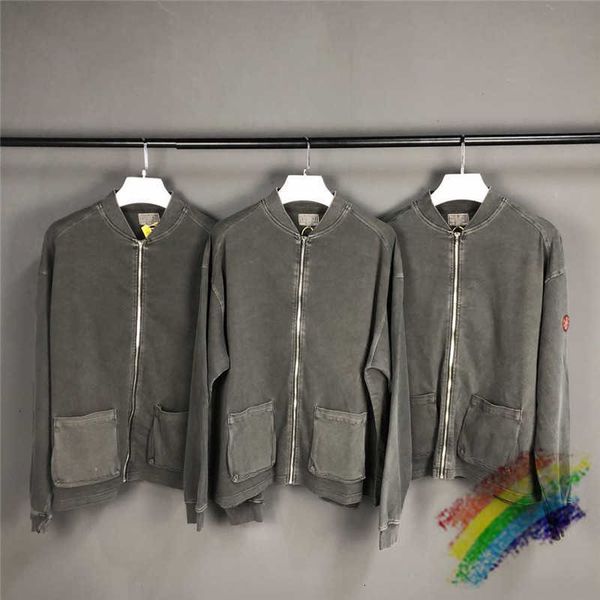 

men's jackets ce/cavempt 19aw sweat manga overdye zip female 1:1 casual japanese streetwear cavv empt jacket 9vj4 dkle, Black;brown