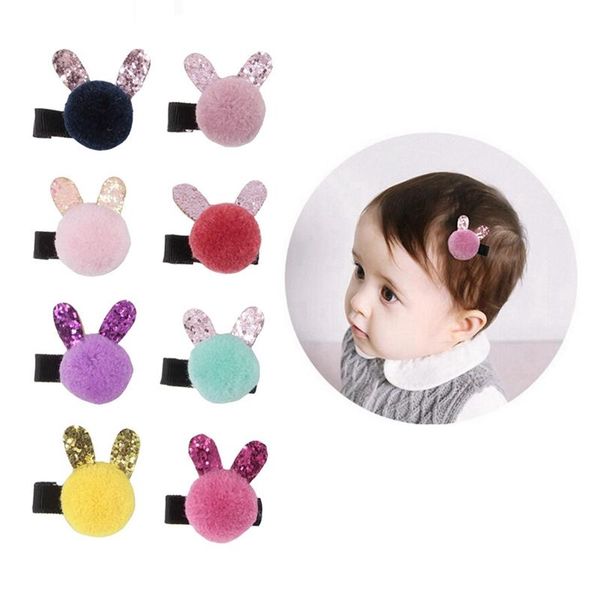 

hair accessories 8pcs fine children hairpin cute cartoon clips for sweet girls handmade hairpins boutique girl kid gift, Slivery;white