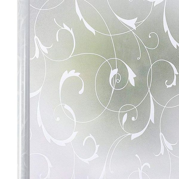 

window stickers high privacy frosted film white vine self adhesive sticker removable stained glass decorative no glue