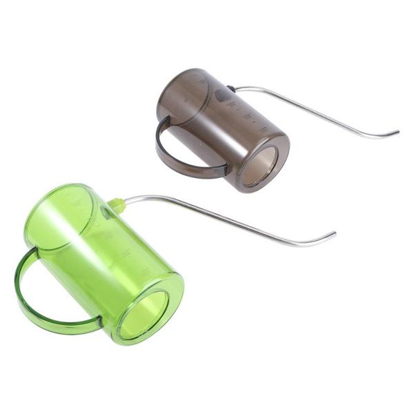 

2pcs large capacity watering pot plant can gardening tool green grey equipments