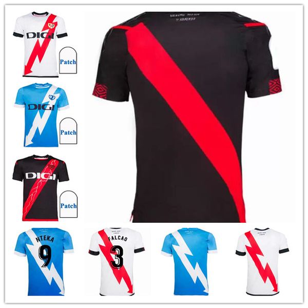 

21/22 rayo vallecano soccer jersey falcao camisetas chÃ¡ndal de fÃºtbol 2021 2022 catena santi c.v. antoÃ±Ã­n andrÃ©s isi Ã¡lvaro men kids kit+soc, Black;yellow