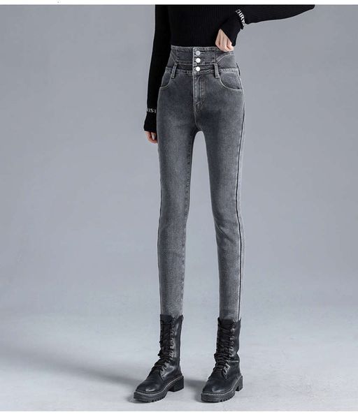 

elastic cashmere autumn and winter high waist slim leggings pencil pants, Blue