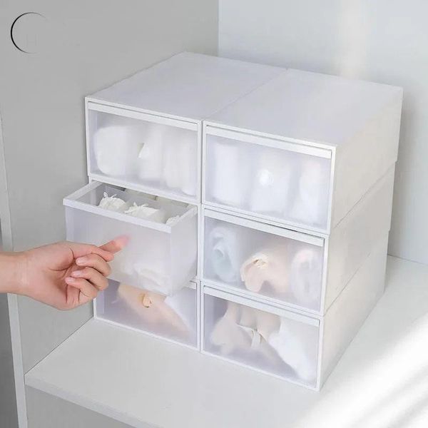 

storage drawers multi-function folding cabinet box sundries toys organizer clothes bin for home underwear bra socks with handle