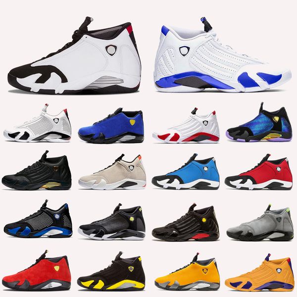 

2021 fashion jumpman basketball shoes men college blue 14 14s super royal black red thunder desert sand defining moments mens trainers sport