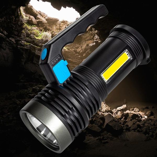 

bike lights 120lm 3w handheld led lamp portable rechargeable searchlight