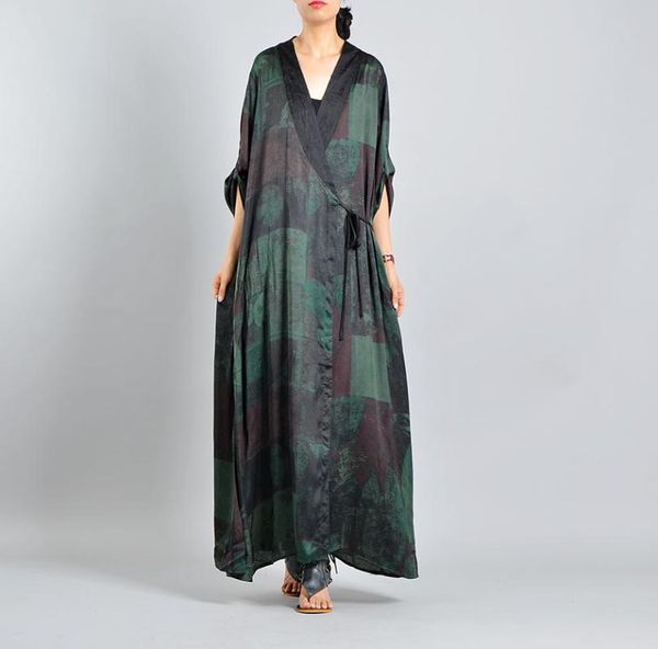 

women's trench coats women summer printed fashion long coat outwear sunscreen female print string plus size overcoat 2021, Tan;black