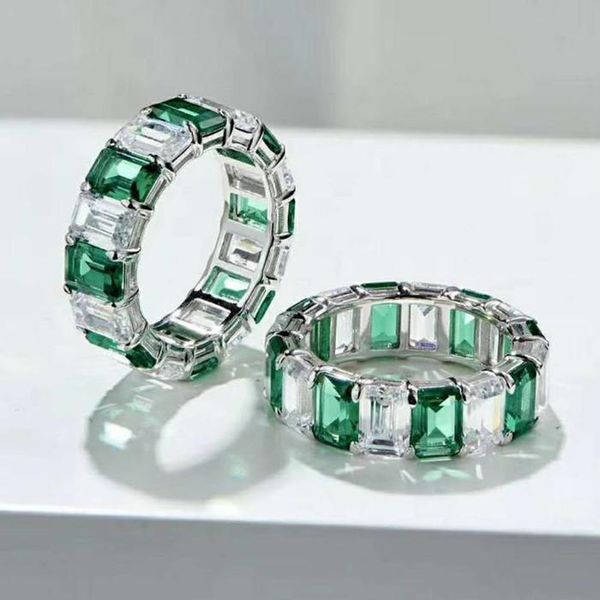 

cluster rings designer fashion 925 sterling silver jewelry 3a cubic zirconia party ring, Golden;silver