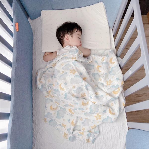 

blankets & swaddling soft bamboo cotton baby muslin wrap infant bedding blanket