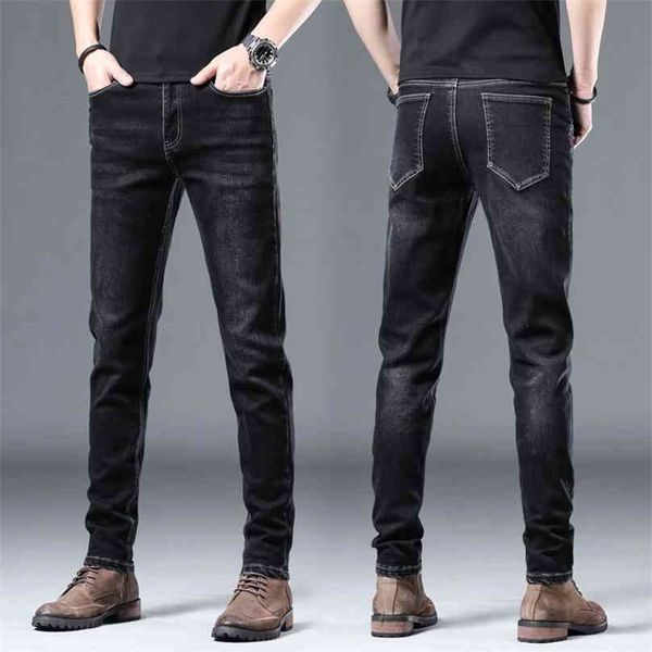 

casual men's jeans spring and summer fashion trend 210716, Blue