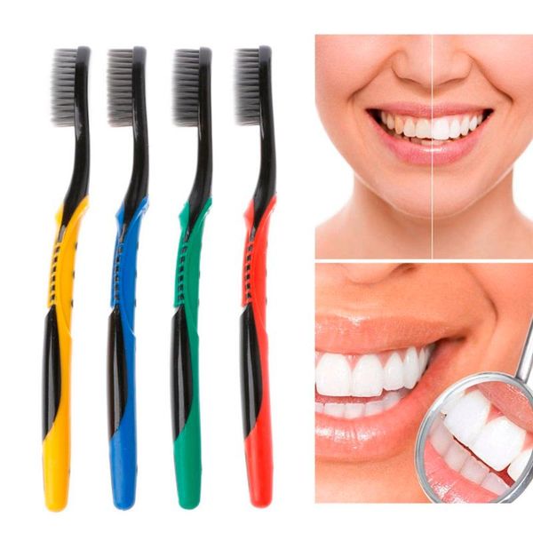 

toothbrush 1pc bamboo charcoal superfine soft bristle traveling teeth cleanser brush