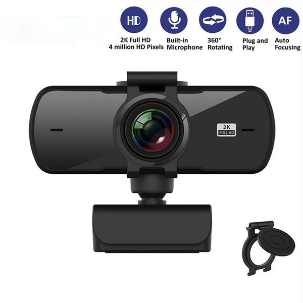 

webcams lapwebcam computer pc webcamera with microphone live broadcast video calling conference work camera web 2040*1080p