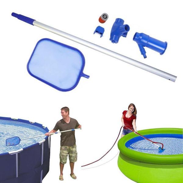 

pool & accessories professional cleaner leaf rake mesh frame net garden skimmer swimming spa tool zwembad stofzuiger#35