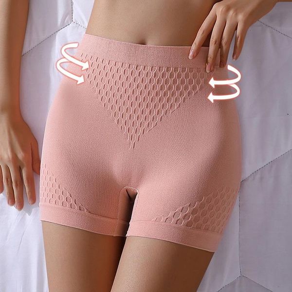 

women's panties safety shorts slimming pants high waist underwear women ladies nylon boyshorts shapers, Black;pink