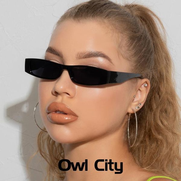

sunglasses vintage small black shades for women square 2021 luxury designer rectangle sun glasses female narrow eyewear uv400, White;black