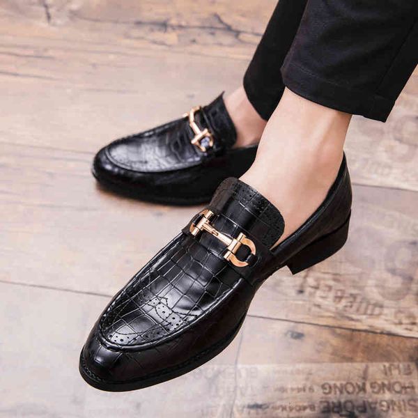 

dress shoes pointed toe mens leather luxury wedding floral print men flats office wedding party formal k4 vs4r, Black
