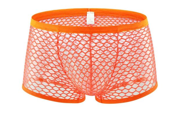 

men's underwear big mesh u convex transparent night club fun, Black;white