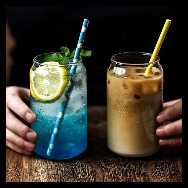 

wine glasses creative glass drink cup high borosilicate can shape tea juice milk coffee mugglass durable drinkware -40