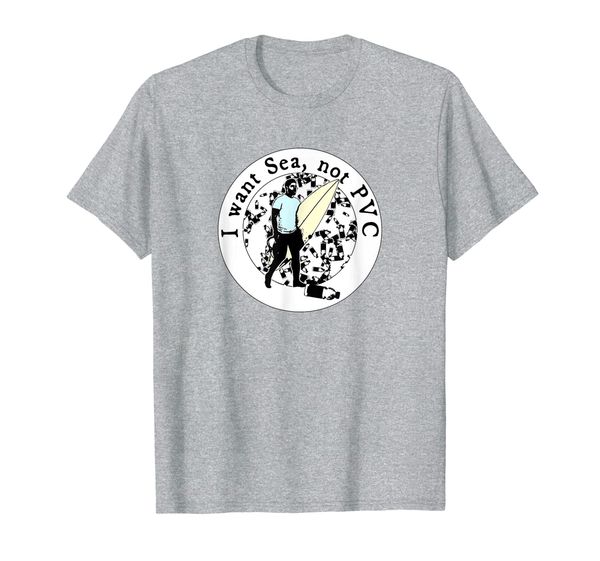 

fight plastic pollution surfer protest action t-shirt, White;black