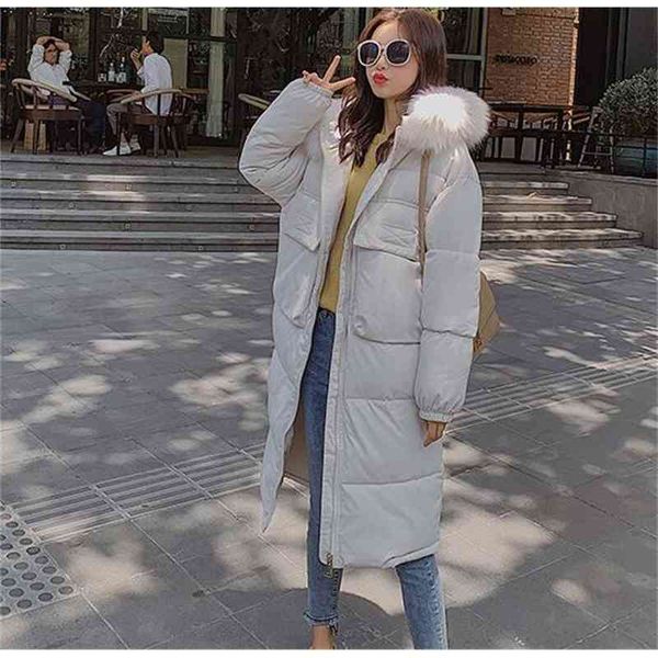 

down women's hoodie, winter et, large fur coat, Black