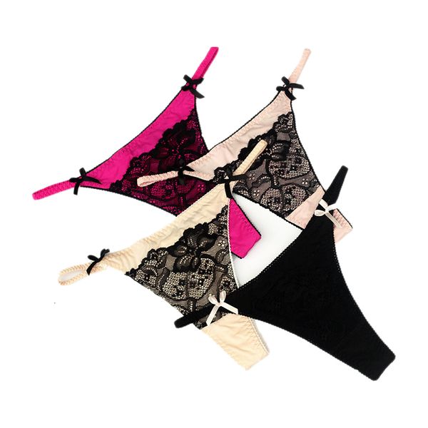 

our size women g-string panties cat's cross women's underwear underpants thong t-back tanga lingerie, Black;pink