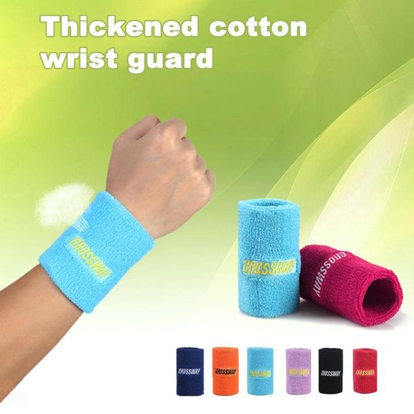 

wrist support sweat band moisture wicking cotton ladies men sports running wristband professional basketball badminton, Black;red