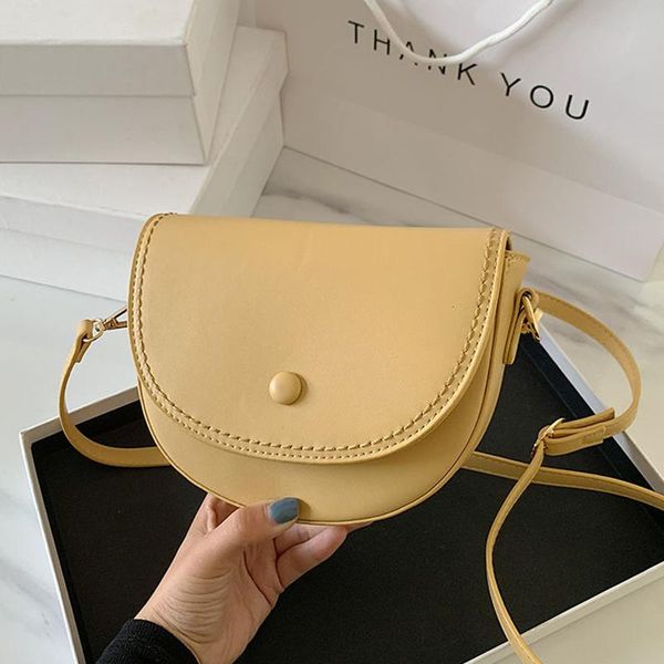 

evening bags leather pu saddle crossbody bag for women 2021 fashion sac a main female shoulder handbags and purses