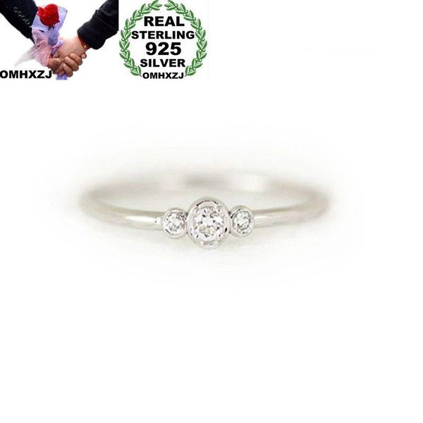 

cluster rings omhxzj wholesale european fashion woman girl party wedding gift slim zircon 925 sterling silver 18kt yellow gold ring rr40, Golden;silver